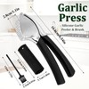 Lainballow Garlic Press & Herb Scissors Set, 6 Pcs Kitchen