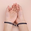 KINBOM 2pcs Magnetic Couple Bracelets, Love Heart Mutual Attraction Matching