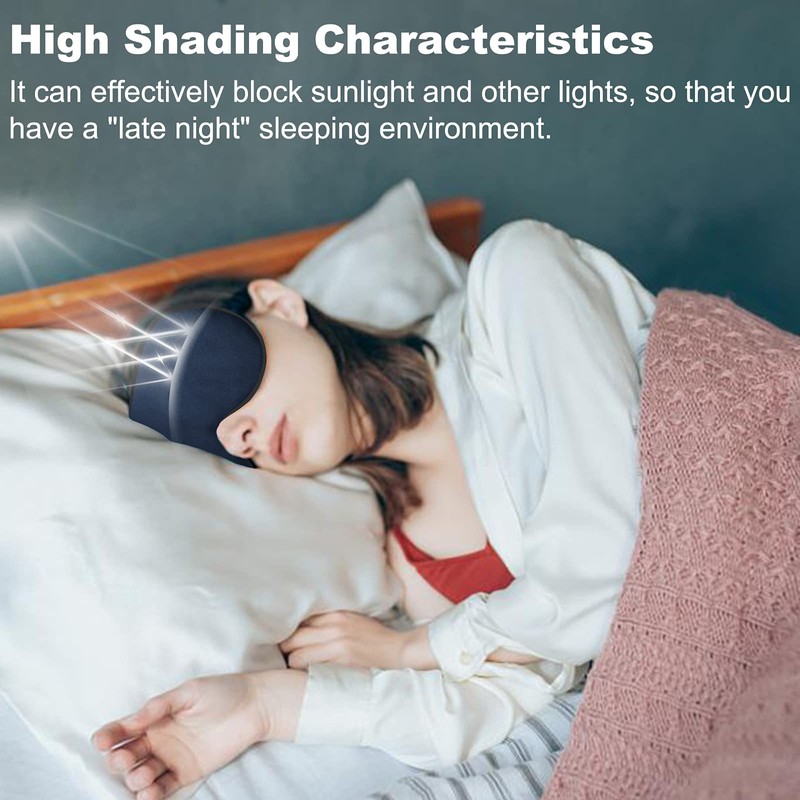 100% Natural Silk Sleep Mask for Relieving Fatigue & No