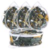4 PCS Clear Wreath Storage Bag, 24x8 Inch Christmas Wreath