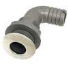 Taskar Thru-Hull Bilehaut 25mm Curved Boats Stainless Steel Drain Plug