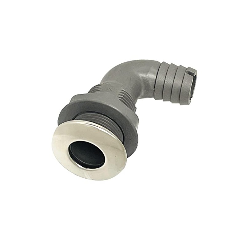 Taskar Thru-Hull Bilehaut 25mm Curved Boats Stainless Steel Drain Plug