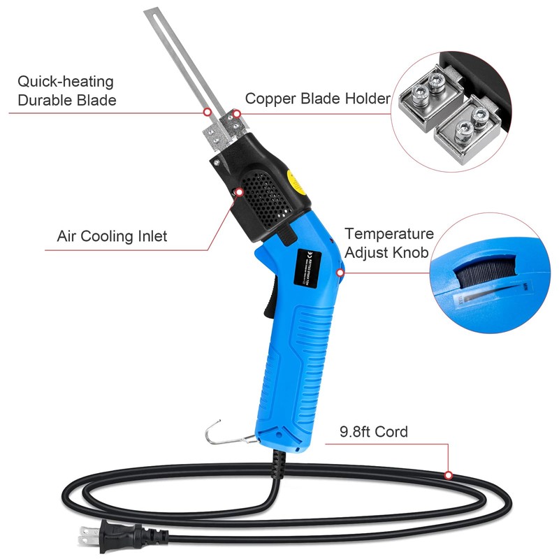 Toemics Toemics Electric Hot Knife Foam Cutter – 200W Styrofoam