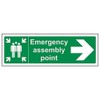 V Safety Eco Friendly Fire Assembly Point - Emergency Assembly