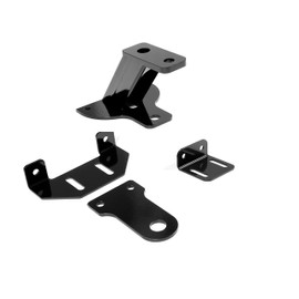HECASA Universal 3-Way Lawn Garden Tractor Hitch Compatible with John Deere Cub Cadet Husqvarna Riding Mowers Trailer Tow Hitch 5" Rise Heavy Duty Steel Black
