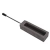 Ingot Graphite Mould Long Handle Graphite Fused Gold 6.6 Lb