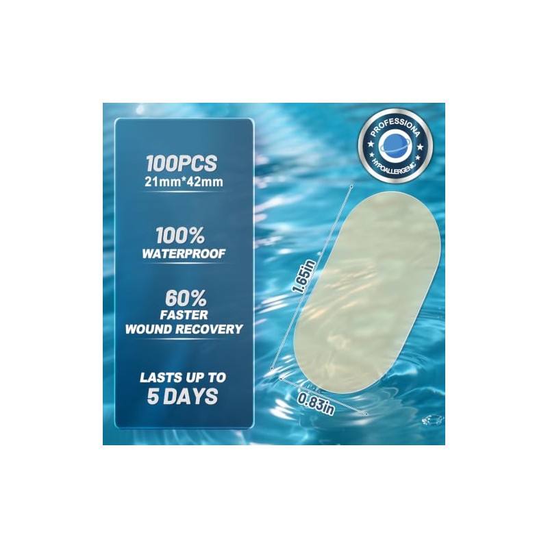 Arme Hydrocolloid Gel Bandages for Fast Healing - 100 Pieces