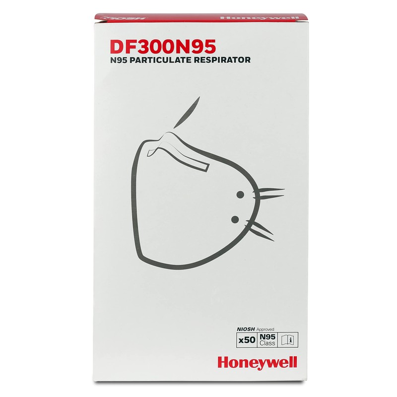 Honeywell Safety DF300 H910P N95 Flatfold Disposable Respirator - Box