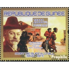 Prophila Collection Guinea 5161 (Complete Edition) Mint NH ** MNH 2007 Buffalo Bill - Wild West Show (Stamps for Collectors) Celebrities/Film/Theatre/Radio