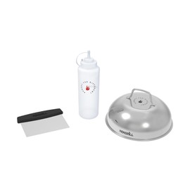 Nexgrill Griddle 3-Piece Starter Pack: Griddle Tool Set, Black & Stainless Steel