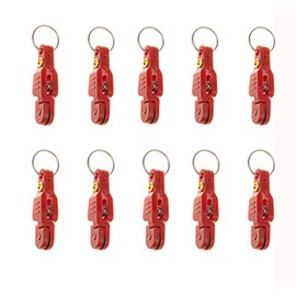 Sedmoon 10 Pcs Heavy Tension Snap Release Clips for Weight Planer Board, Downriggers Outrigger Release Clips for Offshore Fishing (Red)