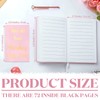 Ctosree Bridal Journal Diary Notebook with 144 Lined Pages Pink