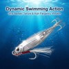 5PCS Sea Fishing Lures 20g Metal Fishing Spinners Tackle with