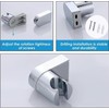 BRIOTA Shower Head Holder, 360° Adjustable Angle Shower Bracket, Shower