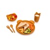 5 Piece Cellulose Feeding Meal Set, Plate, Bowl, Cup, Spoon