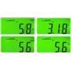 AGT Professional Inclinometer: Digital Protractor, Illuminated LCD Display, Aluminium, IP54,