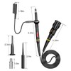 Cleqee Oscilloscope Clip Probes 200MHz Fully Insulated BNC End Probe