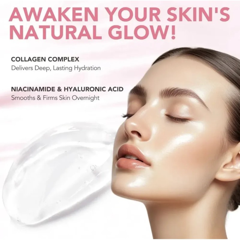Mascarilla Facial Nocturna Colágeno Hidratación Profunda