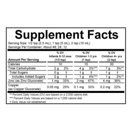 Childlife Zinc Plus Para Niños Sabor Mango/fresa 118 Ml