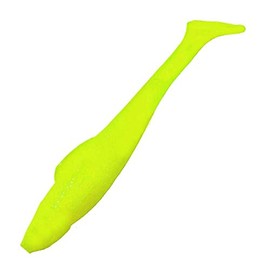Relax Ohio Shad 5 Inch Rubber Fish 14 cm Colour Fluo Yellow Colour Code S055 Set of 5