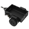 RC Car Hitch Trailer Aluminum Alloy Antislip Rubber Tire Rustproof