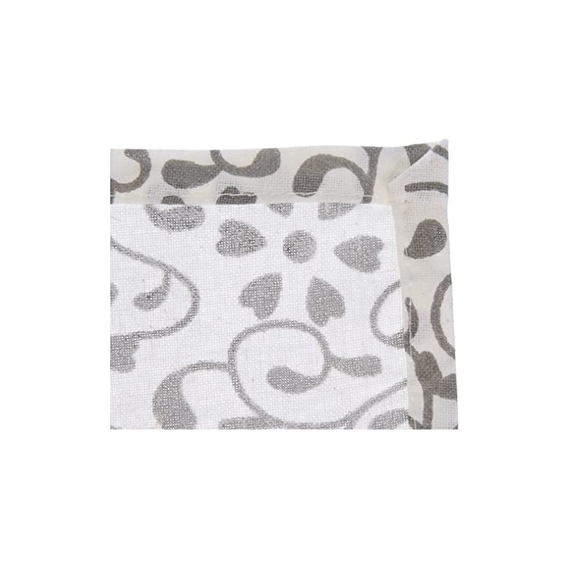 Soleil d'Ocre Mumbai Fouta, Cotton, Grey, 180 x 180 cm