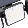 Solar Motion Sensing Light Rotating 3 Head IP65 Waterproof Decorative