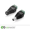 conecto conecto, Hohlstecker-Adapter, 5.5 x 2.1mm Hohlbuchse auf zweipoligen Terminalblock