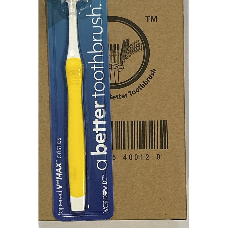 World Wide Daily Toothbrush Case Of 12 Packs MEDIUM STANDARD