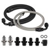 6AN Power Steering Pump Hose Kit Compatible with Chevy C10