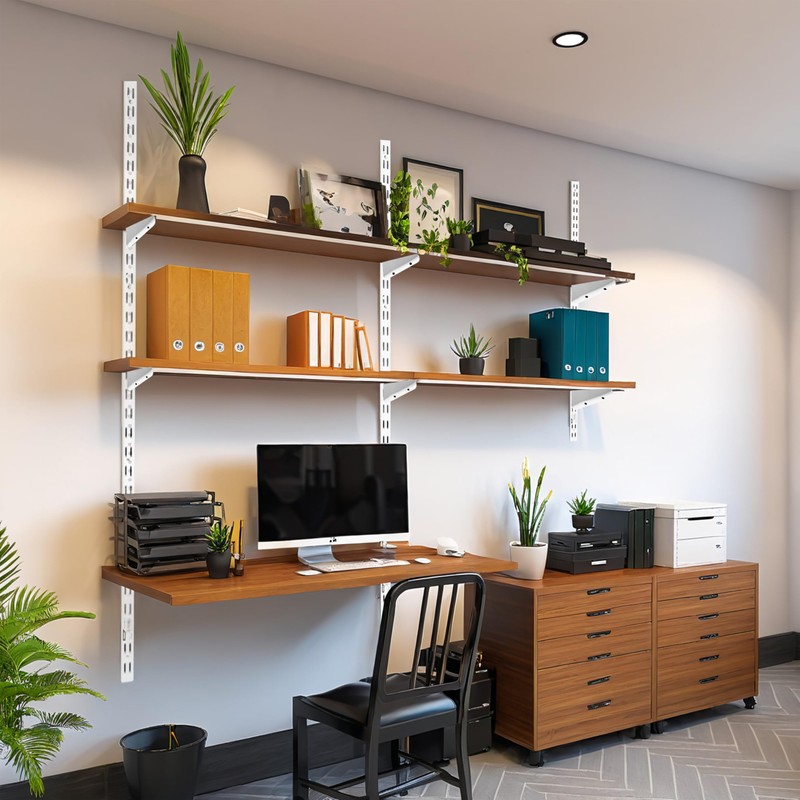 BMF DIRECT Twin Slot Wall Mounted Shelving Bracket | Heavy