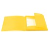 HERMA 19502 Portfolio Folder DIN A4 Translucent Yellow, Sturdy Plastic,