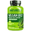 NATURELO Vitamin B12 with Spirulina | 90 Capsules | 3