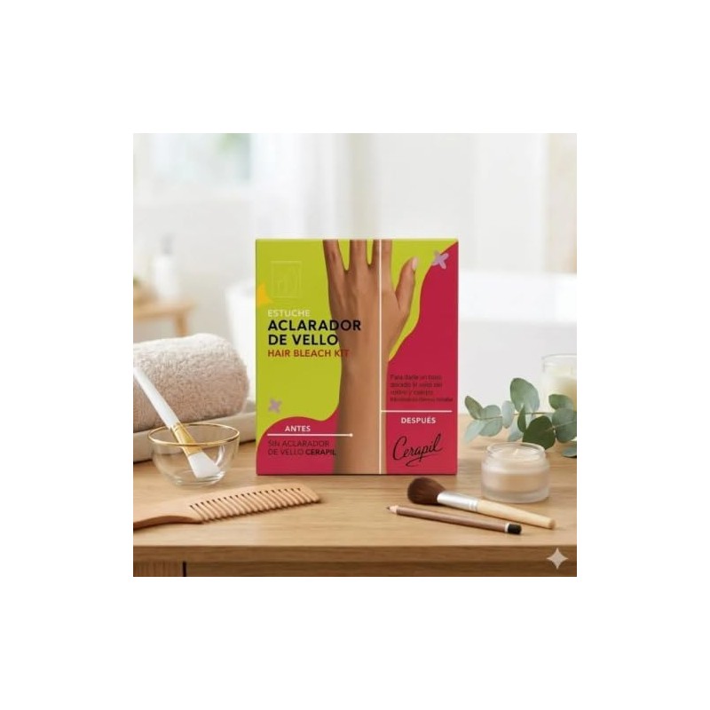 Cerapil Estuche aclarador de vello hair bleach