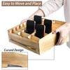 Lawei 24 Grid Wooden Cell Phones Storage Box, Desktop Mobile