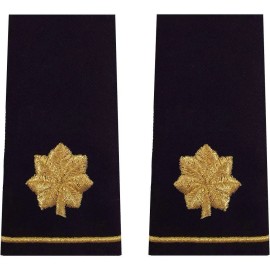US Army Major Shoulder Mark Epaulet Large/Male (pair)