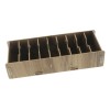 6 Portatarjetas De , Organizador De De Madera De Cereza
