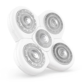 Freebird FlexSeries BodySmooth Rotary Blade Refill for Women - Gentle Shave for Sensitive Skin, 5 Contouring Heads, Mess-Free Cleanup