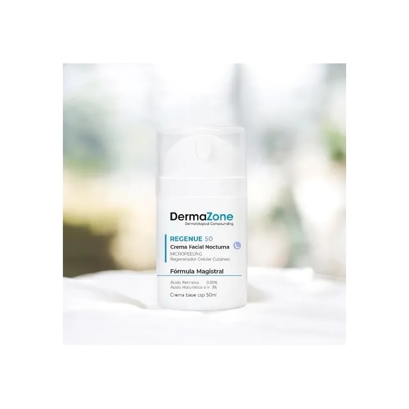 Regenue 50 Micropeeling Dermazone Uso Nocturno Momento de aplicación Noche
