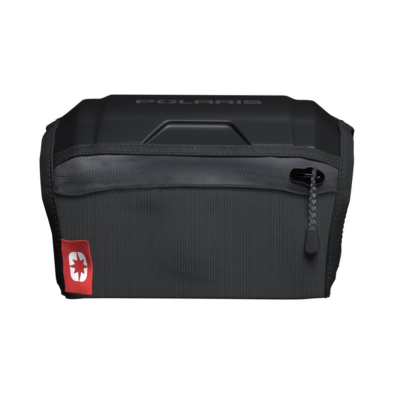 Polaris Snowmobile MATRYX Trail Handlebar Pad, Black, for Document Storage