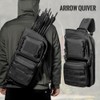 PSKOOK Archery Back Arrow Quiver | Adjustable Ambidextrous Dual-sided Carry