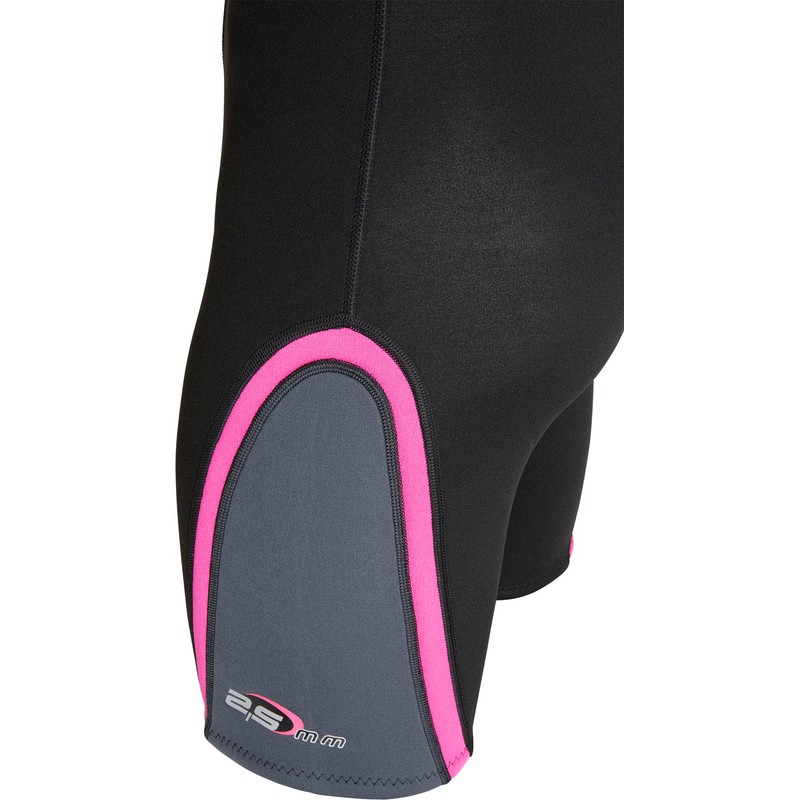 Cressi Women's Shortie Wetsuit, Black/Aguamarina, XS UK