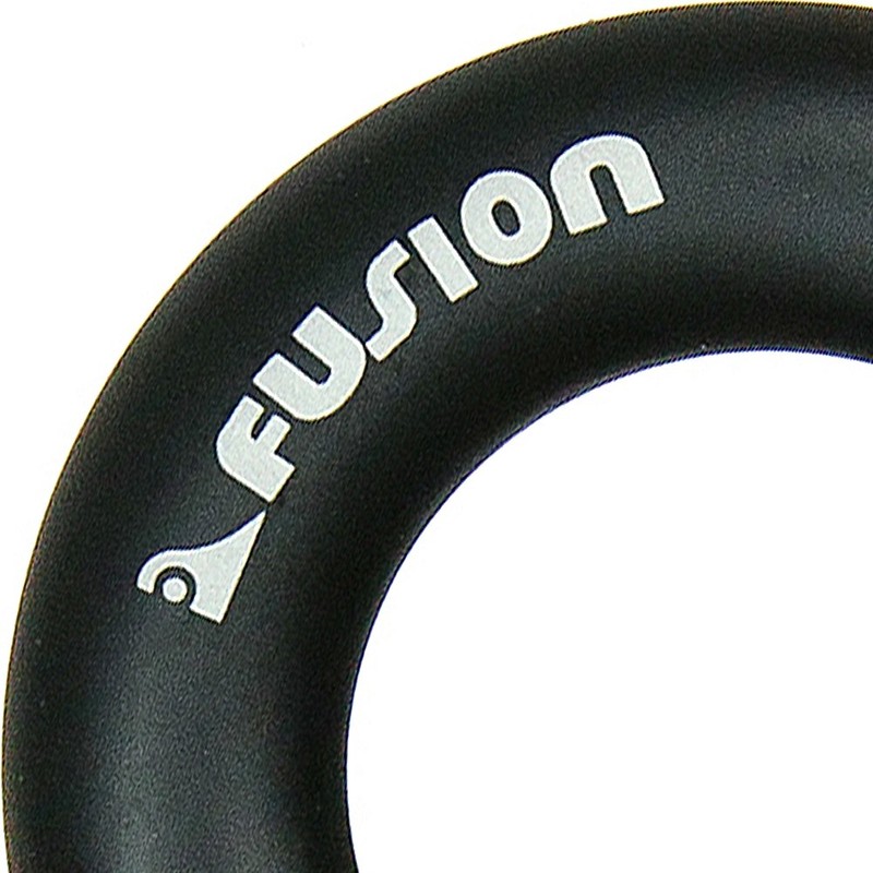 Fusion Climb Small 2-Inch Blue Aluminum O-Ring - Black (5-Pack)