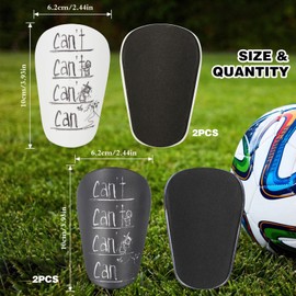 2 Pairs of Mini Shin Pads, Children's Football, Shockproof Shin Pads, Football, Men, Anti-Collision Small Shin Pads, Football, Mini Shin Pads for Boys and Girls