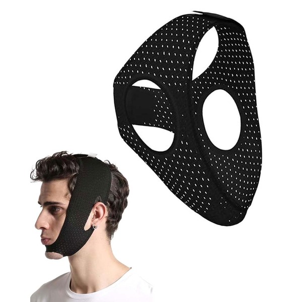 TPZORJX 1pcs Gesichtsstraffungsbänder,doppelkinn entferner,Cheek Maske,Wiederverwendbare V-Linienmaske,Face Lifting Gürtel Für Schlafen,SchöNheits-Hals-Masken