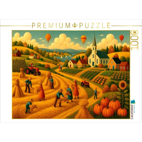 CALVENDO Puzzle Harvest time in The Sunlight | 1000 Pieces