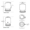 Radiator Valve Replacement Floor Heating Water Collector Thermostatic Electric Actuator