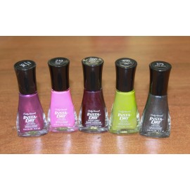 Sally Hansen 5 Pcs. Sally Hansen Insta Dri Violet Lime Pink Grey Purple