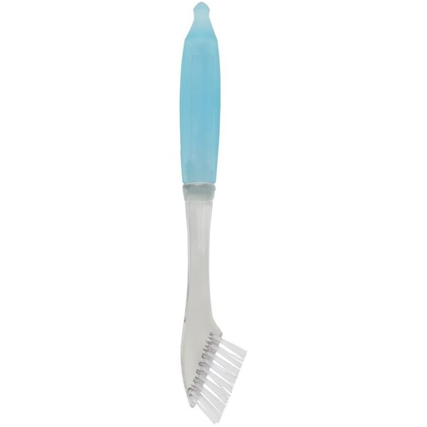 Casabella Clear Grout Brush with Aqua Handle