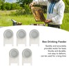 5 Pcs Bee Feeder Beehive Entrance Drinking Feeder Plastic Bee